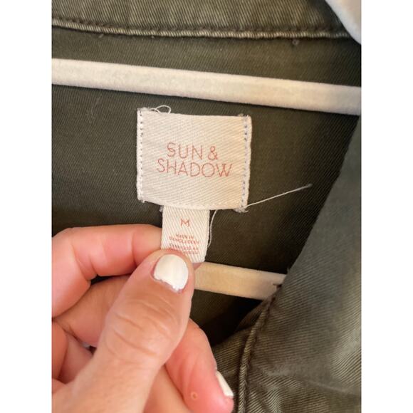 Sun and Shadow Contrast Sleeve Field Jacket Medium - Picture 3 of 7